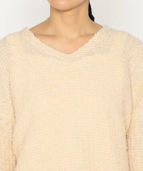 Precious Mild / プレシャスマイルド ニット・セーター | ツィード柄 Vネックプルオーバー | 詳細12