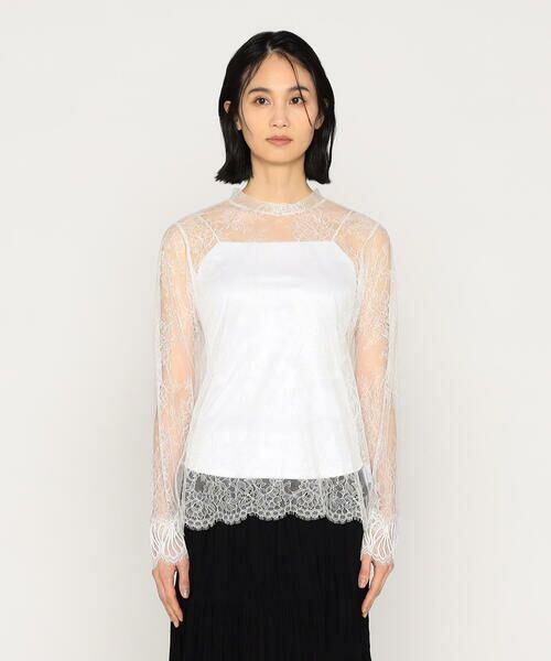 Precious Mild / プレシャスマイルド シャツ・ブラウス | 〔 +サイズ 〕リバーレース ブラウス | 詳細6