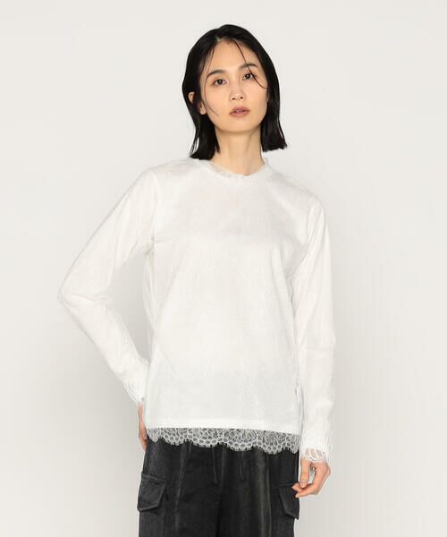 Precious Mild / プレシャスマイルド シャツ・ブラウス | 〔 +サイズ 〕リバーレース ブラウス | 詳細4