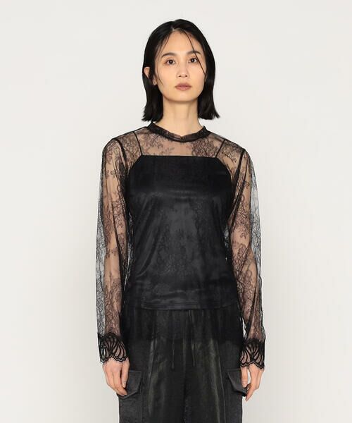 Precious Mild / プレシャスマイルド シャツ・ブラウス | 〔 +サイズ 〕リバーレース ブラウス | 詳細20