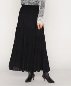 Precious Mild / プレシャスマイルド ロング・マキシ丈スカート | 〔 +サイズ 〕トリアセカラミ プリーツスカート