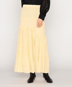 Precious Mild / プレシャスマイルド ロング・マキシ丈スカート | 〔 +サイズ 〕トリアセカラミ プリーツスカート