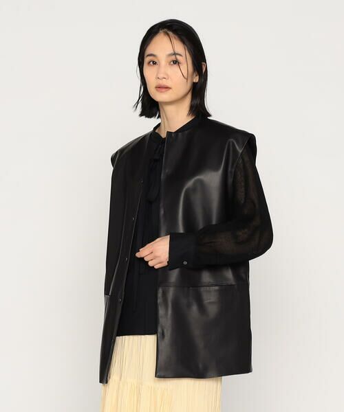 Precious Mild / プレシャスマイルド ベスト | 〔 +サイズ 〕 MATCH WITH LEATER ジレ | 詳細4