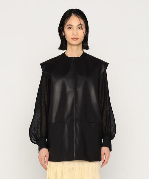 Precious Mild / プレシャスマイルド ベスト | 〔 +サイズ 〕 MATCH WITH LEATER ジレ | 詳細5