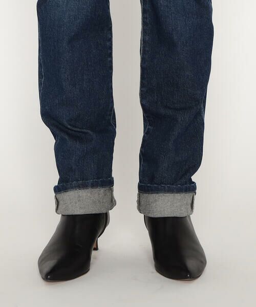 Precious Mild / プレシャスマイルド デニムパンツ | 〔 +サイズ 〕左綾ストレッチデニム ストレートパンツ | 詳細18