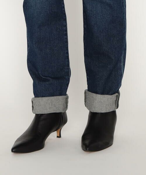 Precious Mild / プレシャスマイルド デニムパンツ | 〔 +サイズ 〕左綾ストレッチデニム ストレートパンツ | 詳細19