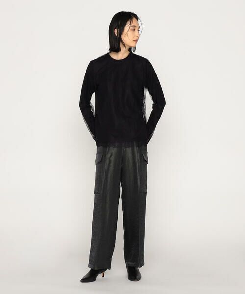 Precious Mild / プレシャスマイルド その他パンツ | 〔 +サイズ 〕 ツイルスパークリング パンツ | 詳細4