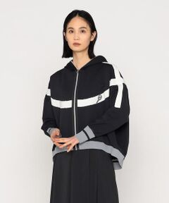 Precious Mild / プレシャスマイルド カーディガン・ボレロ | 半円ライン入り ニットパーカー