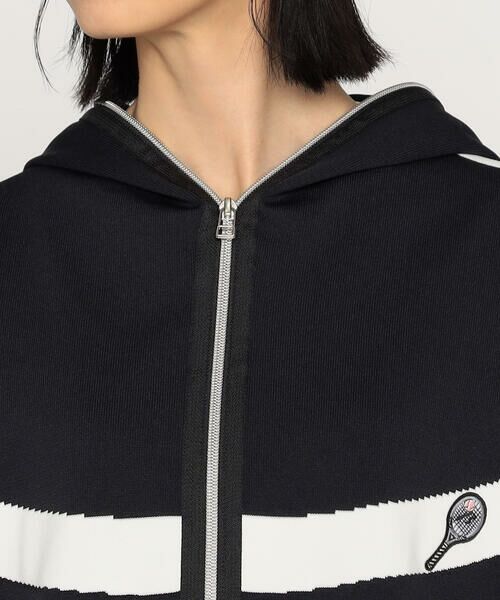 Precious Mild / プレシャスマイルド カーディガン・ボレロ | 半円ライン入り ニットパーカー | 詳細7