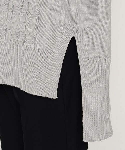 Precious Mild / プレシャスマイルド ニット・セーター | Vネックテニスワッペン付き ニットプルオーバー | 詳細10