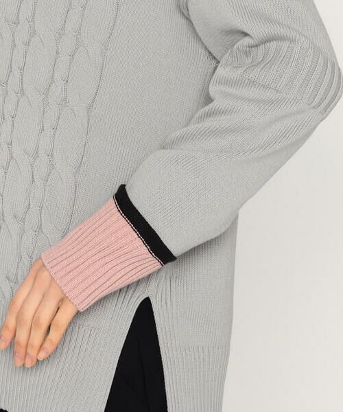 Precious Mild / プレシャスマイルド ニット・セーター | Vネックテニスワッペン付き ニットプルオーバー | 詳細9