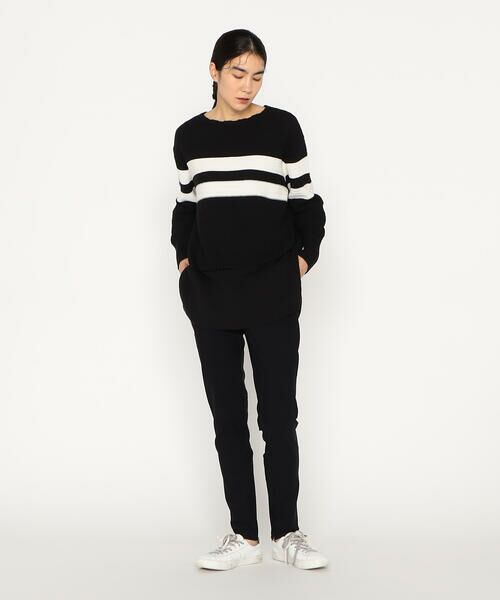 Precious Mild / プレシャスマイルド ニット・セーター | 二本ライン リンクス柄ニットプルオーバー | 詳細1