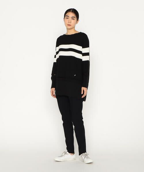 Precious Mild / プレシャスマイルド ニット・セーター | 二本ライン リンクス柄ニットプルオーバー | 詳細3