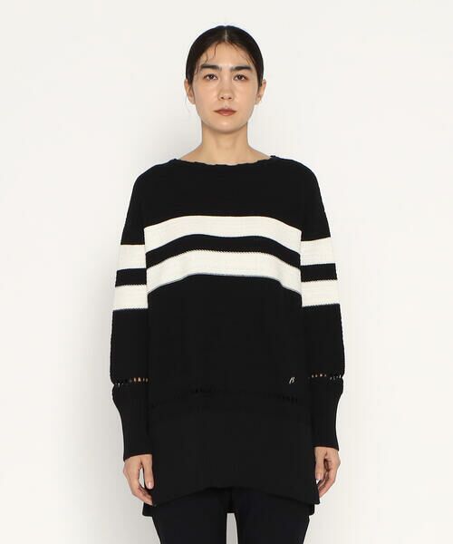Precious Mild / プレシャスマイルド ニット・セーター | 二本ライン リンクス柄ニットプルオーバー | 詳細5