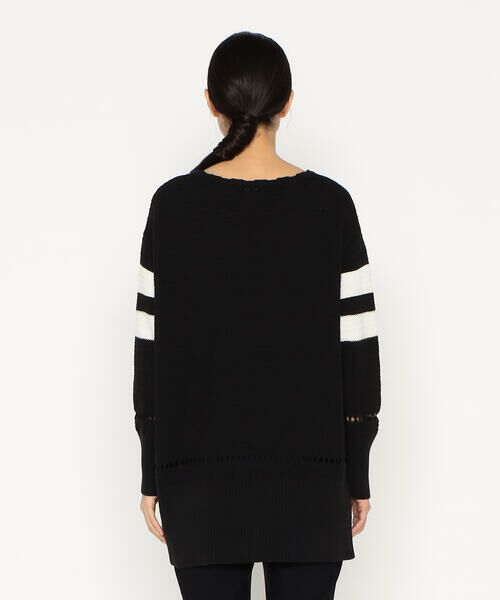 Precious Mild / プレシャスマイルド ニット・セーター | 二本ライン リンクス柄ニットプルオーバー | 詳細7