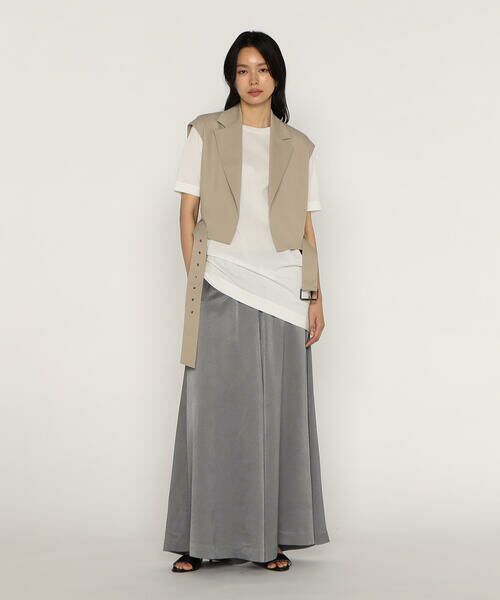 Precious Mild / プレシャスマイルド その他パンツ | ハンマーサテンワイドパンツ | 詳細3