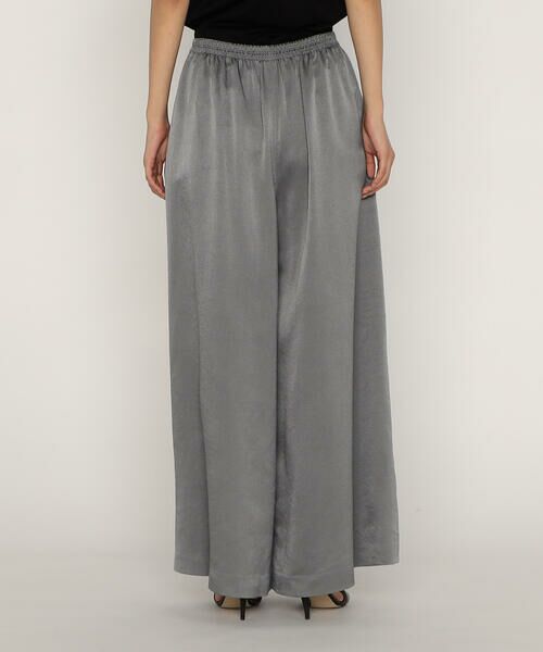 Precious Mild / プレシャスマイルド その他パンツ | 〔 +サイズ 〕ハンマーサテンワイドパンツ | 詳細9