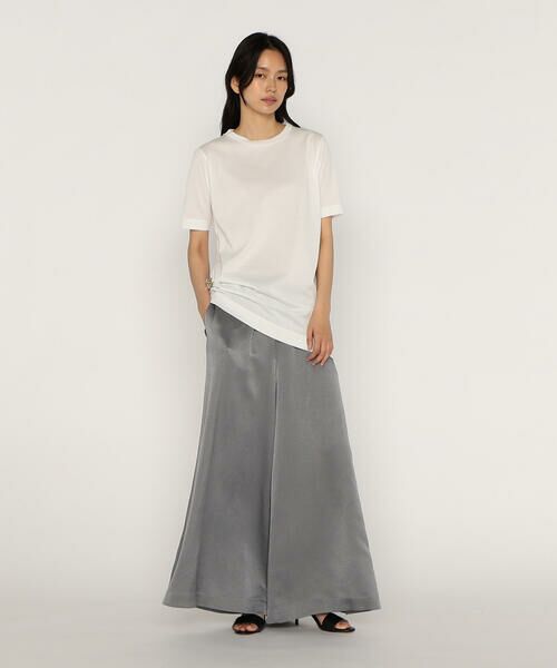 Precious Mild / プレシャスマイルド Tシャツ | 〔 +サイズ 〕ITADAKI天竺ブローチ付きロングTシャツ | 詳細1