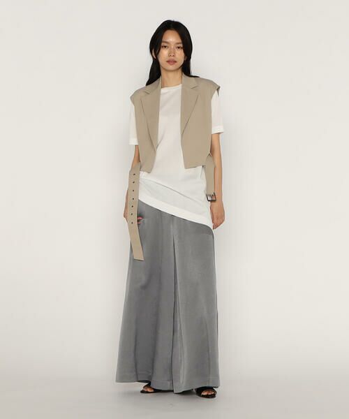 Precious Mild / プレシャスマイルド ベスト | 〔 +サイズ 〕ヴィスコースウールツイル ジレロ | 詳細12