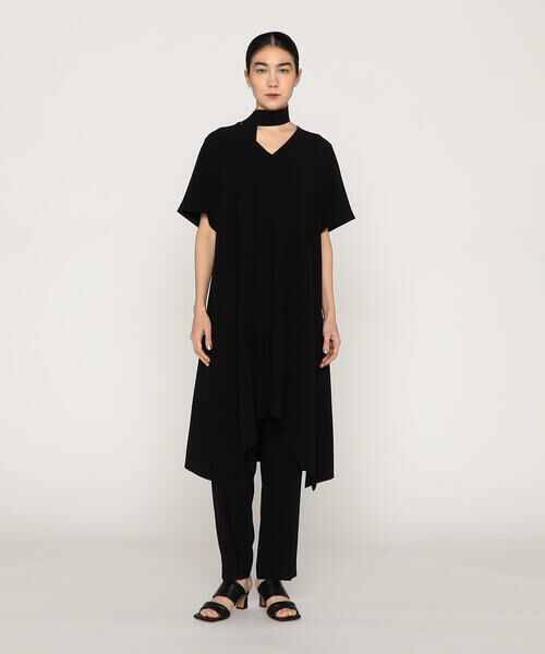 Precious Mild / プレシャスマイルド ロング・マキシ丈ワンピース | 〔 +サイズ 〕 リサイクルダブルクロス  ドレス | 詳細1