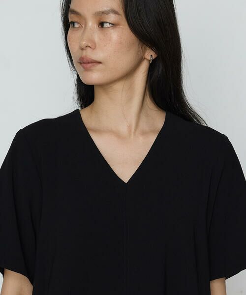 Precious Mild / プレシャスマイルド ロング・マキシ丈ワンピース | 〔 +サイズ 〕 リサイクルダブルクロス  ドレス | 詳細14