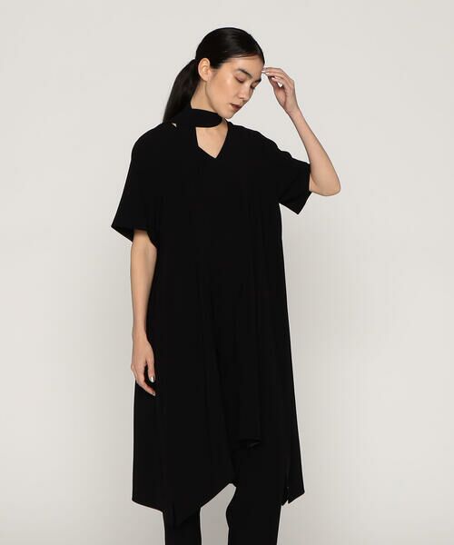 Precious Mild / プレシャスマイルド ロング・マキシ丈ワンピース | 〔 +サイズ 〕 リサイクルダブルクロス  ドレス | 詳細4