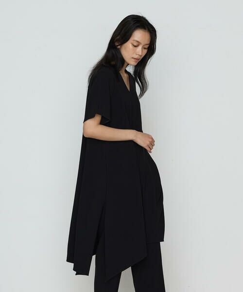 Precious Mild / プレシャスマイルド ロング・マキシ丈ワンピース | 〔 +サイズ 〕 リサイクルダブルクロス  ドレス | 詳細7