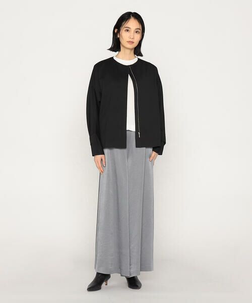 Precious Mild / プレシャスマイルド ブルゾン | 〔 +サイズ 〕 トリコットリバーポンチ ブルゾン | 詳細1