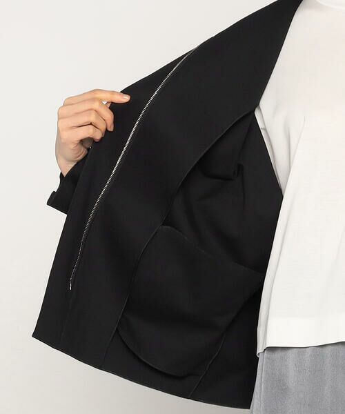 Precious Mild / プレシャスマイルド ブルゾン | 〔 +サイズ 〕 トリコットリバーポンチ ブルゾン | 詳細15