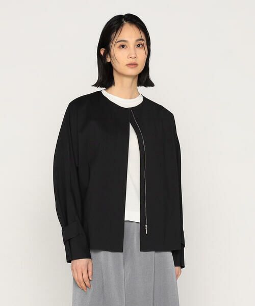 Precious Mild / プレシャスマイルド ブルゾン | 〔 +サイズ 〕 トリコットリバーポンチ ブルゾン | 詳細4