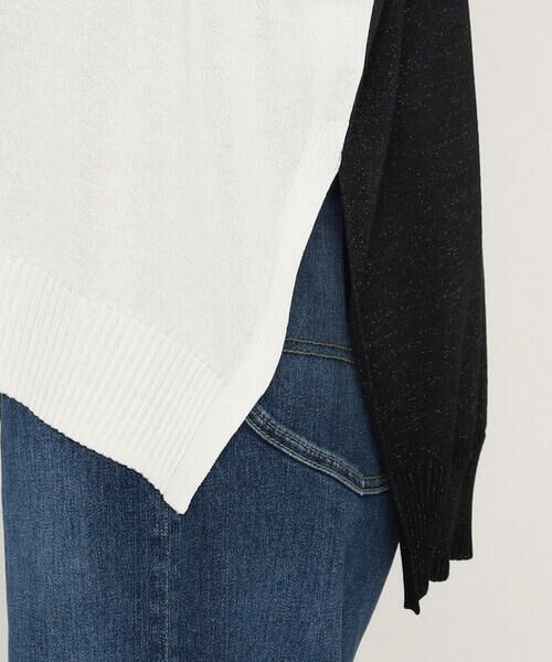 Precious Mild / プレシャスマイルド ニット・セーター | ビーズワッペン付き Vネックニットカーディガン | 詳細10