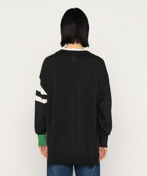 Precious Mild / プレシャスマイルド ニット・セーター | ビーズワッペン付き Vネックニットカーディガン | 詳細7