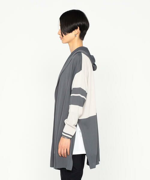Precious Mild / プレシャスマイルド カーディガン・ボレロ | フーディー 配色ライン入りカーディガン | 詳細17