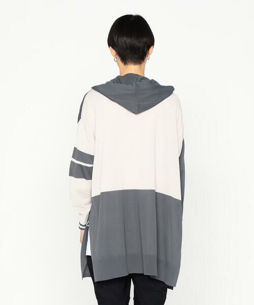 Precious Mild / プレシャスマイルド カーディガン・ボレロ | フーディー 配色ライン入りカーディガン | 詳細18
