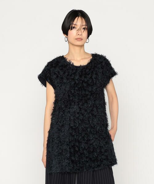 Precious Mild/プレシャスマイルド マニッシュストライプ ブラウス 09:ネイビー 9号 Precious Mild/プレシャスマイルド マニッシュストライプ ブラウス 09:ネイビー 9号