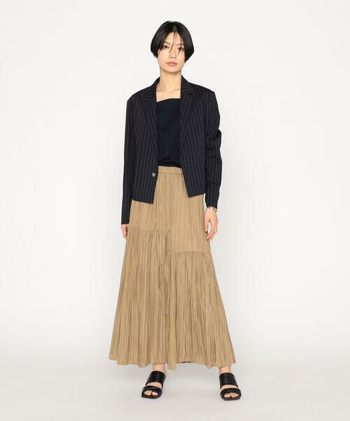 Precious Mild / プレシャスマイルド ロング・マキシ丈スカート | シアータフタ プリーツスカート | 詳細2