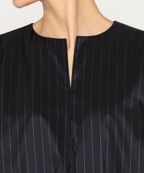 Precious Mild / プレシャスマイルド ロング・マキシ丈ワンピース | マニッシュストライプタフタ ワンピース | 詳細8