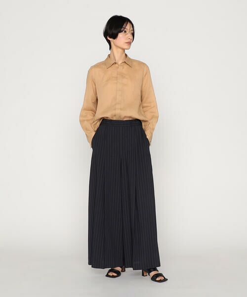 Precious Mild / プレシャスマイルド その他パンツ | マニッシュストライプ ワイドパンツ | 詳細1