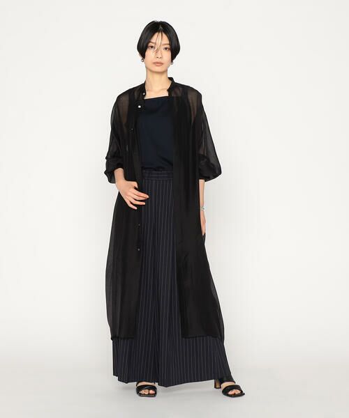 Precious Mild / プレシャスマイルド シャツ・ブラウス | テンセルオーガンジー ロングシャツ | 詳細4