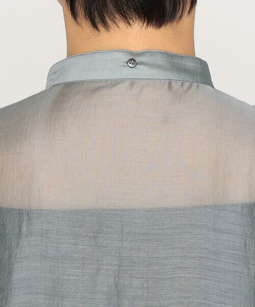 Precious Mild / プレシャスマイルド シャツ・ブラウス | テンセルオーガンジー ロングシャツ | 詳細14