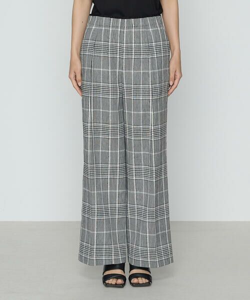 Precious Mild / プレシャスマイルド その他パンツ | 〔 +サイズ 〕グレンチェック ワイドパンツ | 詳細19