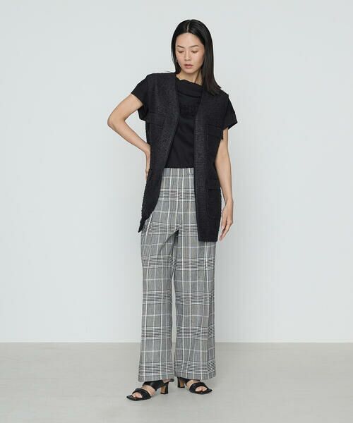 Precious Mild / プレシャスマイルド その他パンツ | 〔 +サイズ 〕グレンチェック ワイドパンツ | 詳細5