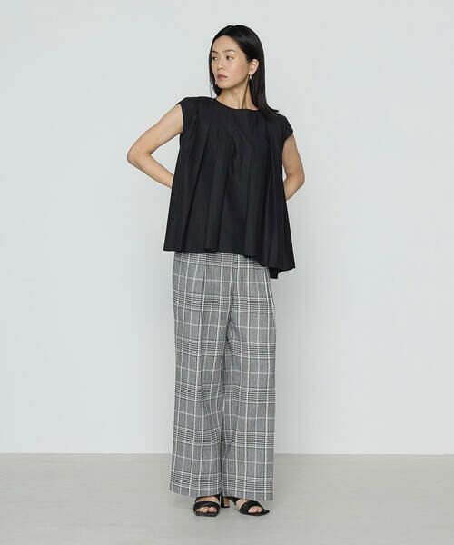 Precious Mild / プレシャスマイルド その他パンツ | 〔 +サイズ 〕グレンチェック ワイドパンツ | 詳細7