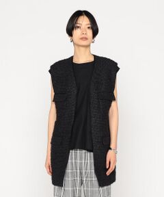 Precious Mild / プレシャスマイルド ベスト | 〔 +サイズ 〕和紙カラミ ジレ