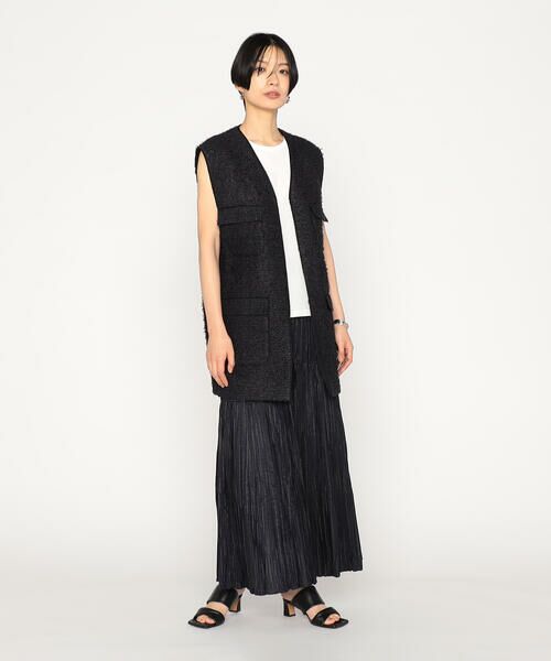 Precious Mild / プレシャスマイルド ベスト | 〔 +サイズ 〕和紙カラミ ジレ | 詳細3