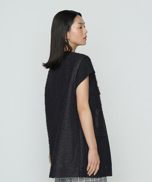 Precious Mild / プレシャスマイルド ベスト | 〔 +サイズ 〕和紙カラミ ジレ | 詳細7