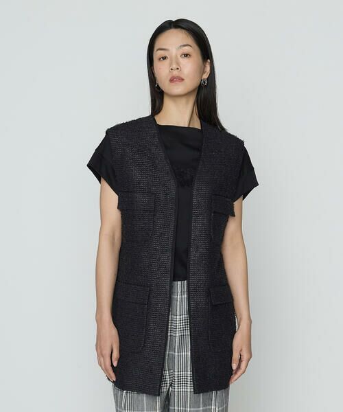 Precious Mild / プレシャスマイルド ベスト | 〔 +サイズ 〕和紙カラミ ジレ | 詳細8