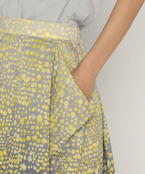 Precious Mild / プレシャスマイルド ロング・マキシ丈スカート | 〔 +サイズ 〕ミモザプリントロングスカート | 詳細9