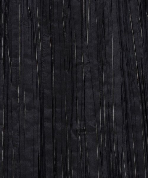 Precious Mild / プレシャスマイルド ロング・マキシ丈スカート | 〔 +サイズ 〕マニッシュストライプタフタ プリーツスカート | 詳細16