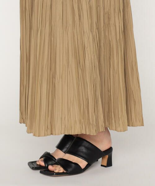 Precious Mild / プレシャスマイルド ロング・マキシ丈スカート | 〔 +サイズ 〕シアータフタ プリーツスカート | 詳細10